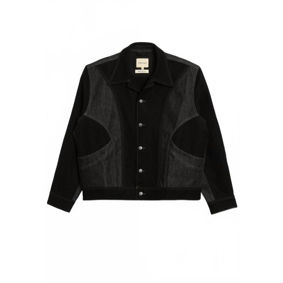 NEW NICHOLAS DALEY men's rebel jacket in black